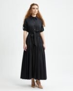 Maxi shirt dress